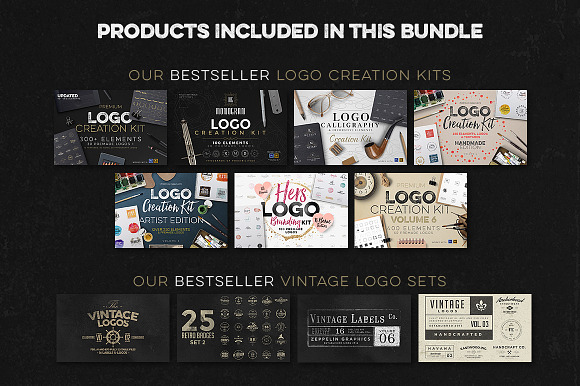 Creative Market Logo Creation Kit Bundle Edition Download Free