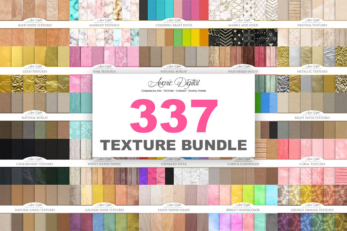 Download New 337 Texture Bundle Custom Designed Textures Creative Market