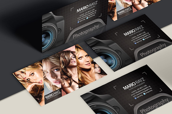 Photographer business card design | Business Card Templates ~ Creative  Market