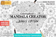 Download Coloring Book Mandala Creator Unique Illustrator Add Ons Creative Market