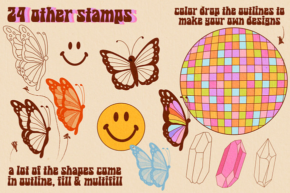 Procreate Butterfly Stamp Brushes Graphic by DreanArtDesign · Creative  Fabrica