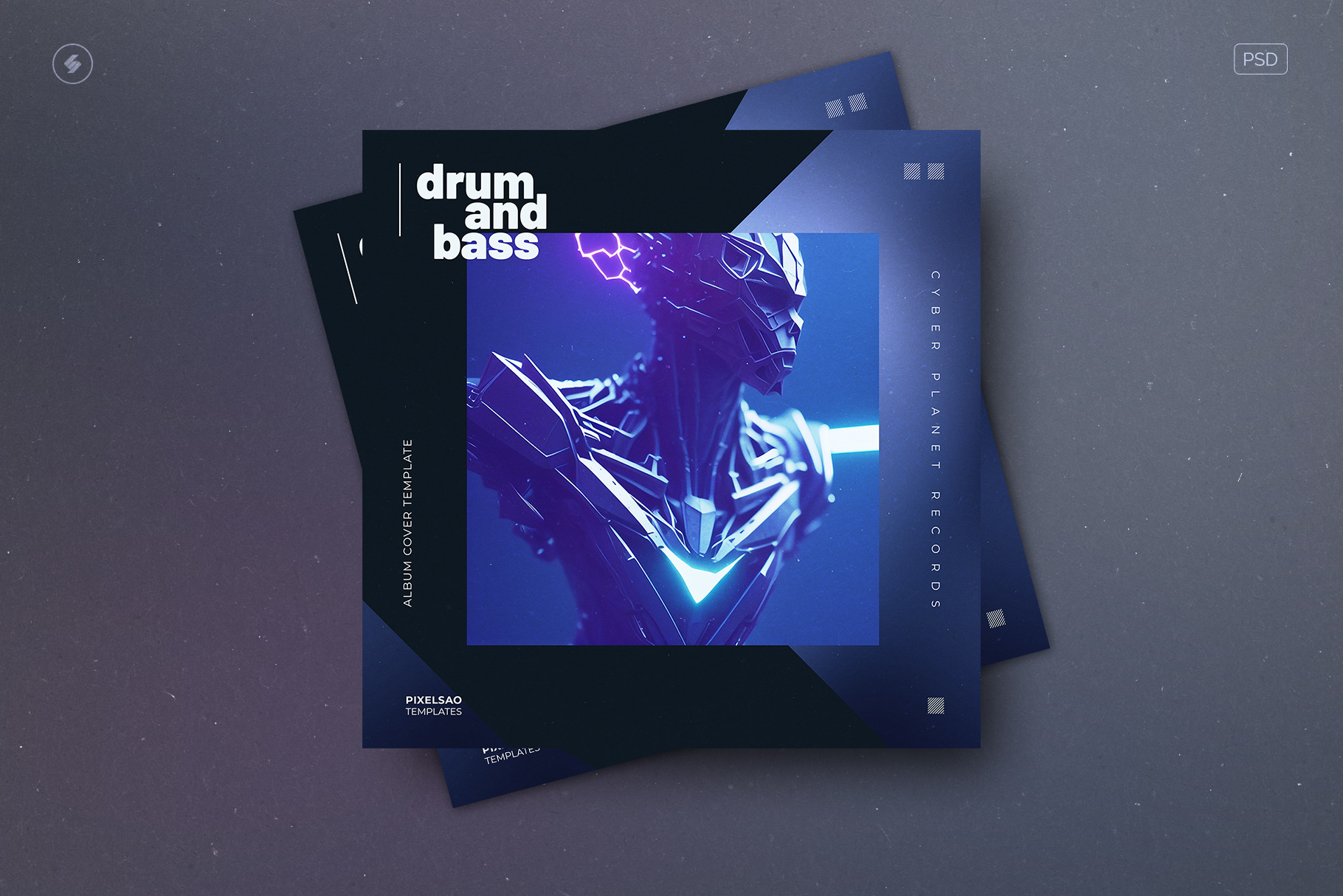 Drum And Bass Album Cover PSD Template | Creative Market