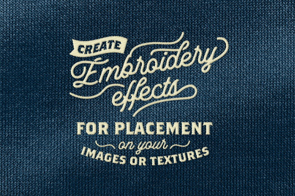 Embroidery Effect Patch Mockups Set By rebrandy