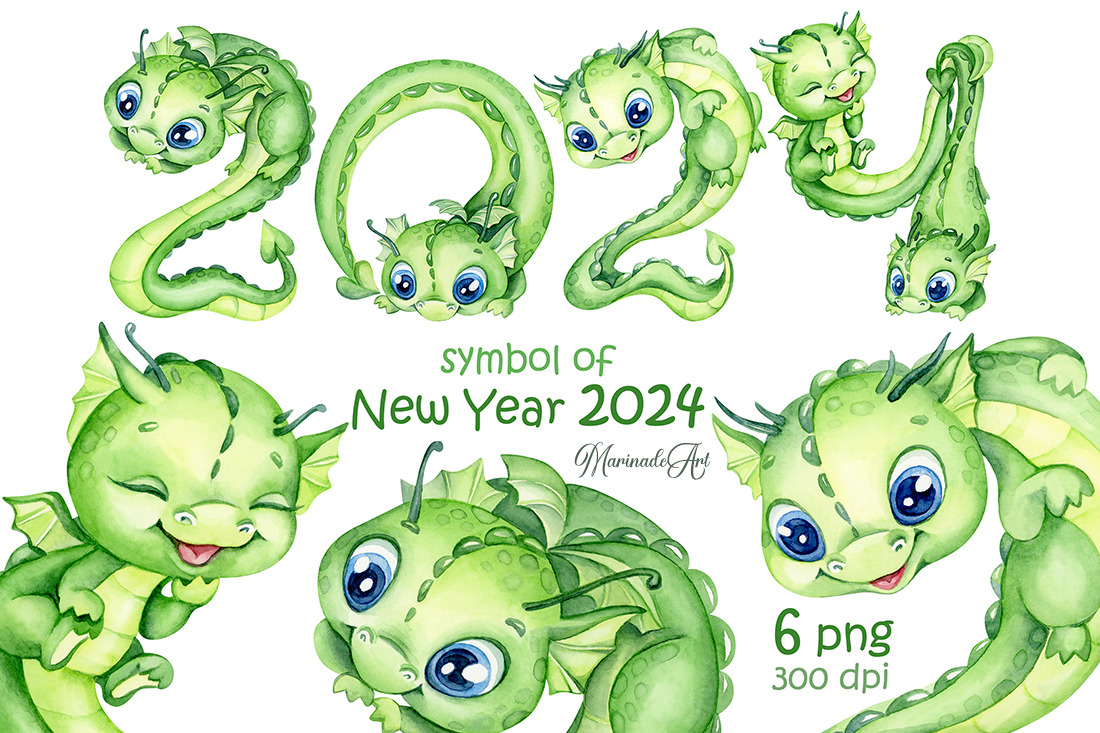 Cute Year Of The Dragon Banner - Graphics