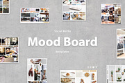 Social Media Mood Boards | Social Media Templates ~ Creative Market