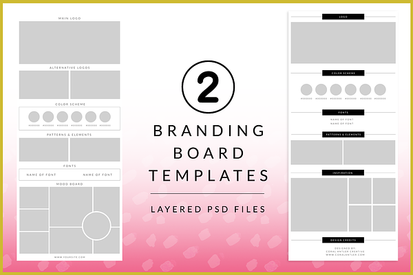 Mood Board Template Bundle - Vol. 1 | Creative Market