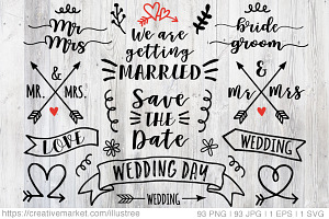 First Christmas As Mr And Mrs Svg Pre Designed Illustrator Graphics Creative Market