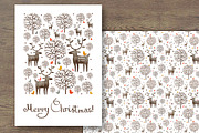 Watercolor Merry Christmas card | Custom-Designed Illustrations ~ Creative Market