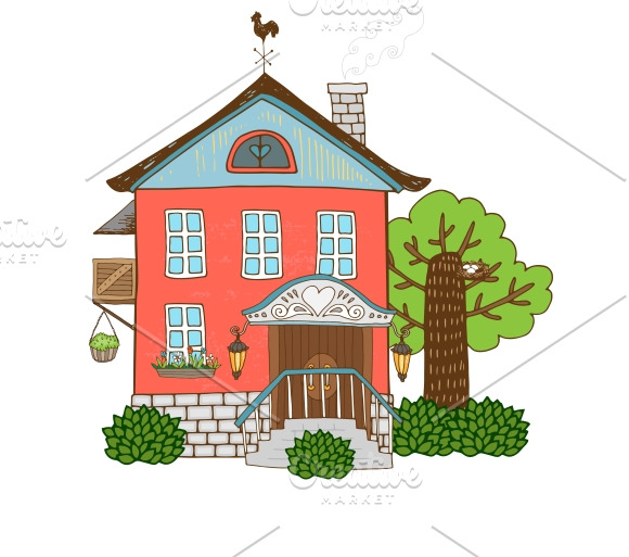 house icon | Illustrator Graphics ~ Creative Market