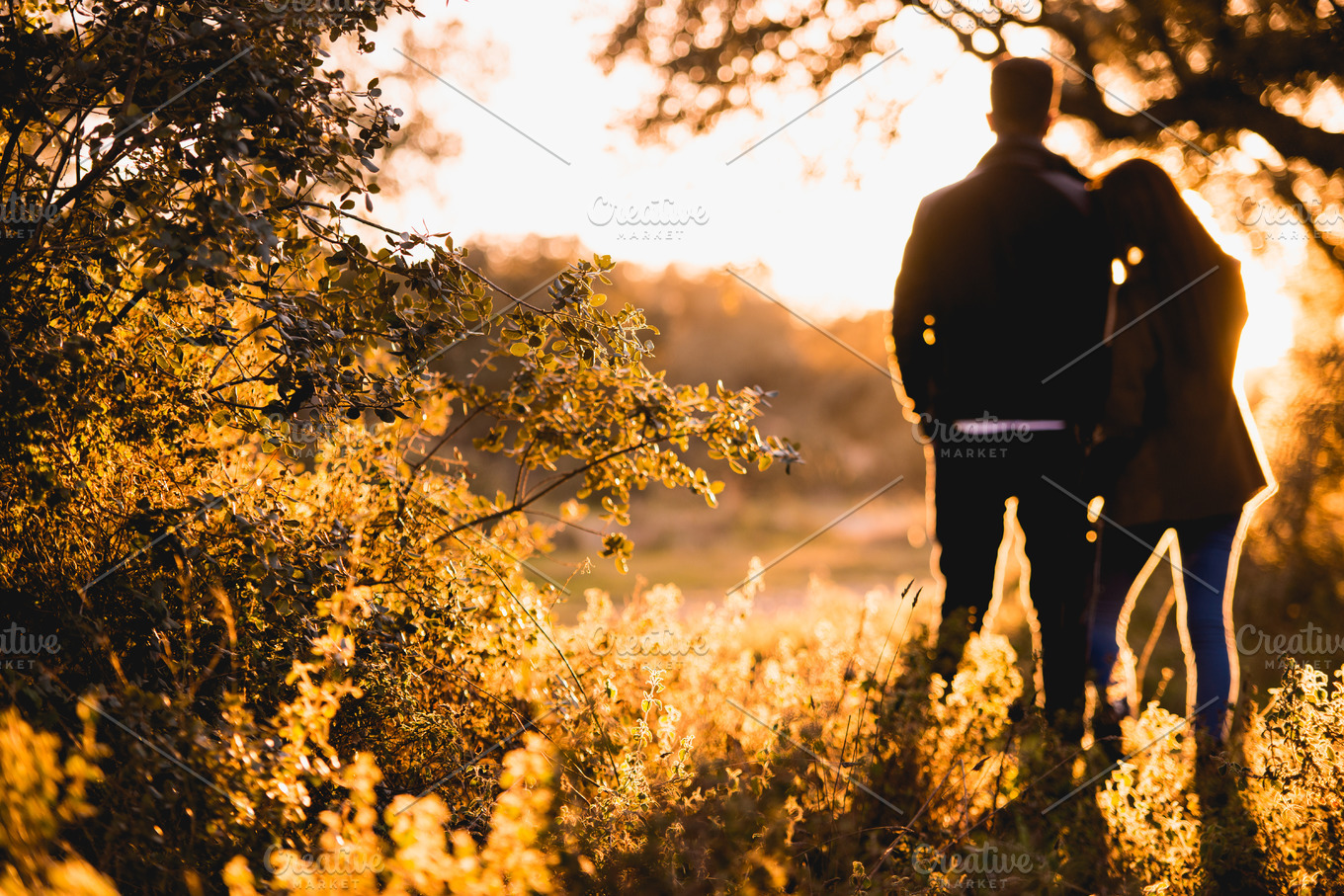 Girl Hand In Hand With His Boyfriend | People Images ~ Creative Market