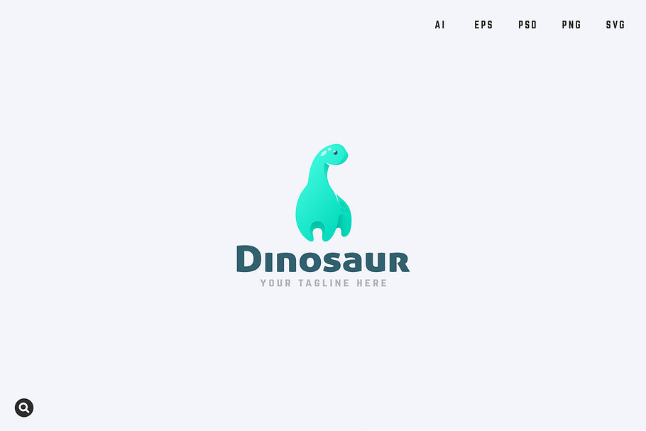 Download Dinosaur Logo Template Creative Illustrator Templates Creative Market Yellowimages Mockups