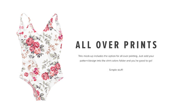 Download Premium One Piece Swimsuit Mockups Creative Photoshop Templates Creative Market