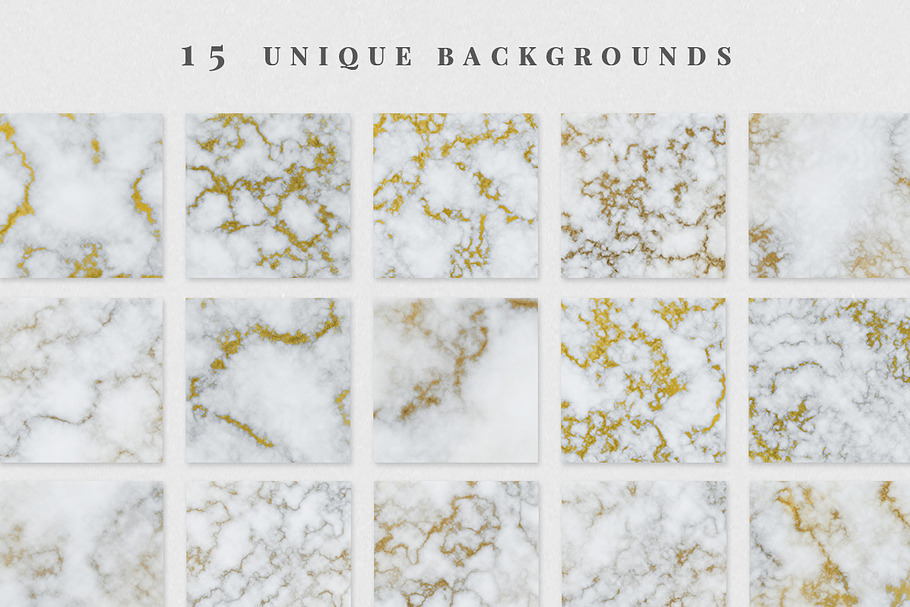 Gold Marble Backgrounds | Pre-Designed Photoshop Graphics ~ Creative Market