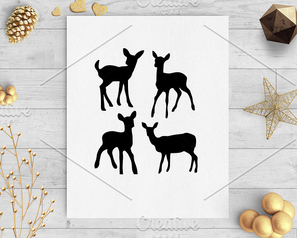 Download Baby Deer Svg Dxf Cut Files Pre Designed Illustrator Graphics Creative Market