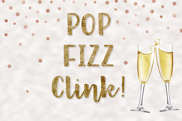 Pop Fizz Clink Champagne Stirrers (with Free Printable)