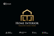 Home Interior - Real Estate Logo | Branding & Logo Templates ~ Creative ...