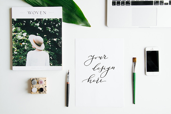 Download Calligraphy Mockup 4 Creative Mobile Web Mockups Creative Market