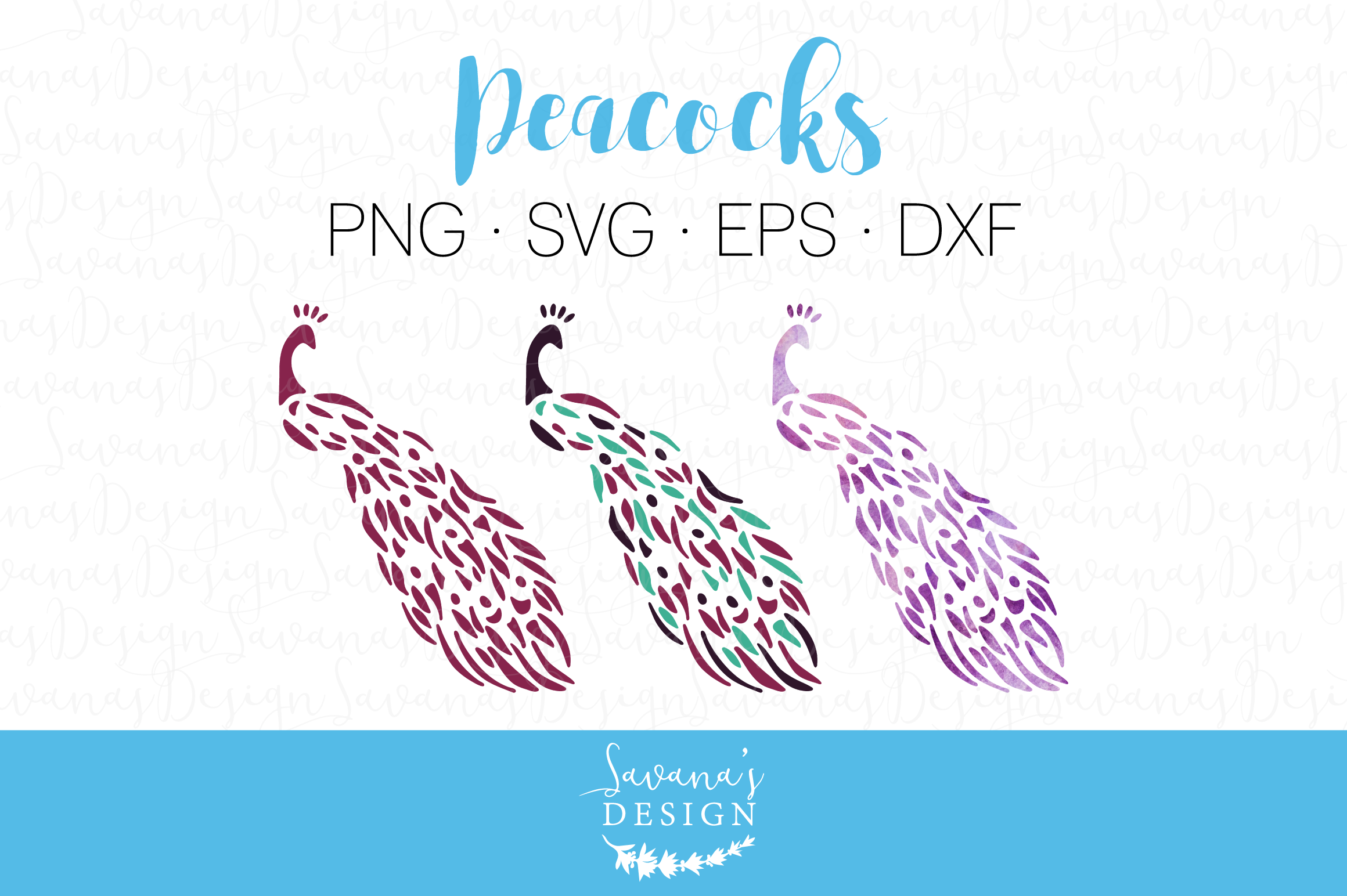 Download Peacock Cut Files for Cricut | Pre-Designed Illustrator ...