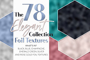 30 Sets of Elegant Foil Texture