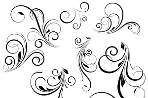 Swirls Vectors | Pre-Designed Photoshop Graphics ~ Creative Market