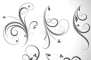 Swirls Vectors | Pre-Designed Photoshop Graphics ~ Creative Market