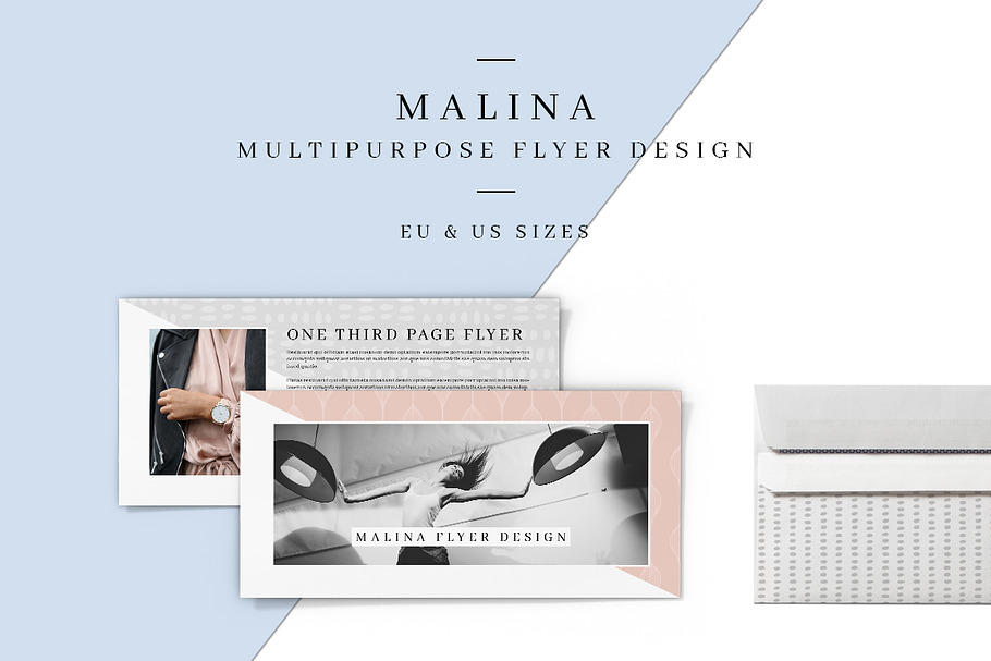 Malina Business Cards Logos Creative Illustrator Templates