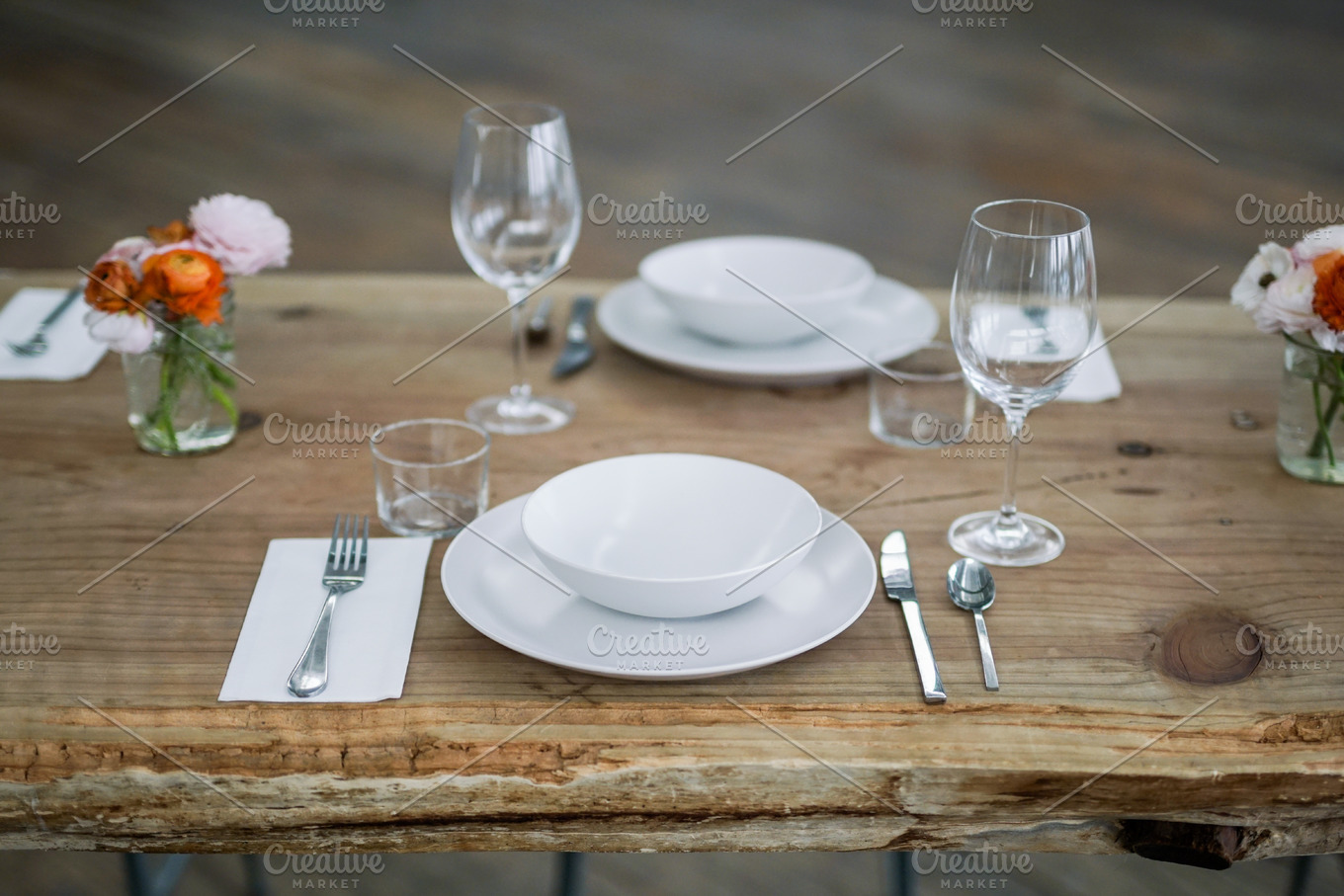 Dinner Party Place Setting High Quality Stock Photos Creative Market