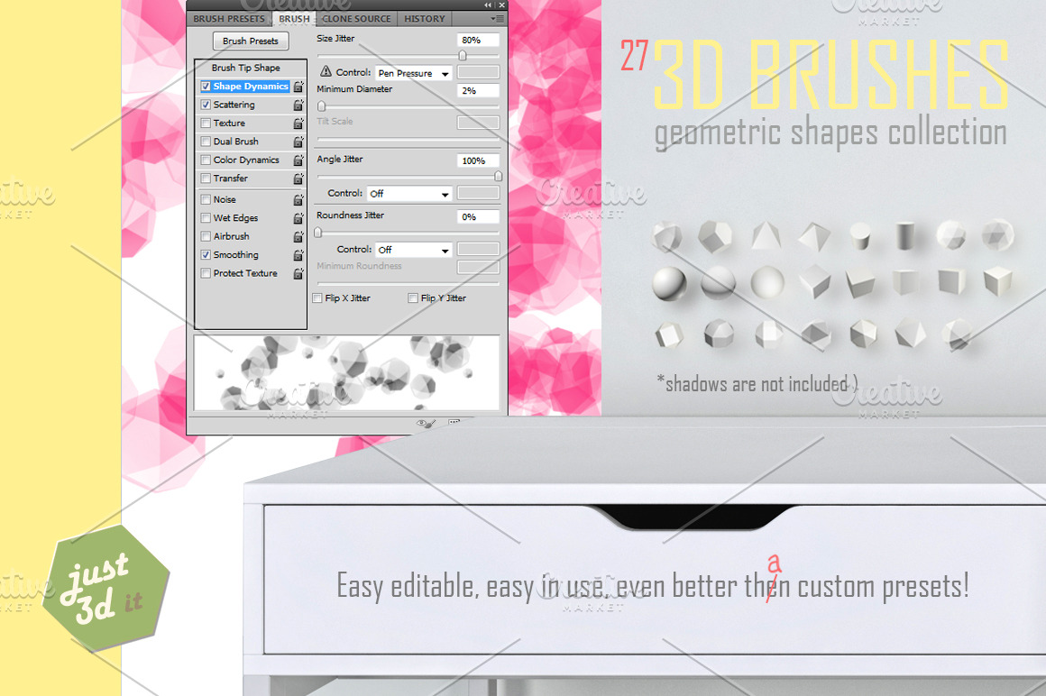 3d brush photoshop free download