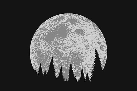 Moon Illustrations – GhostlyPixels