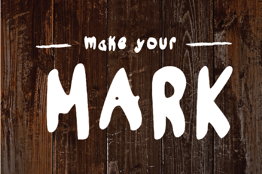 Make your mark 7. Mark шрифт. Make your Mark. On your Mark.