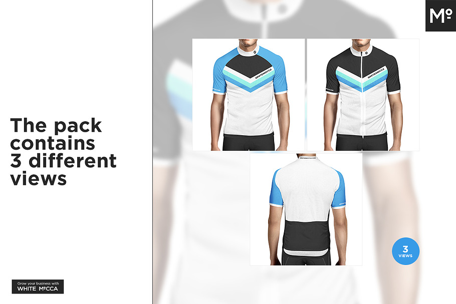 Download Bike Jersey Shortsleeve Mock-up | Creative Photoshop ...