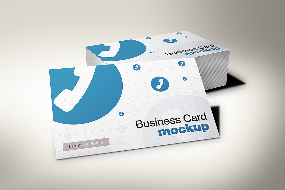 Download European Size Business Card Mockup 3 Creative Photoshop Templates Creative Market