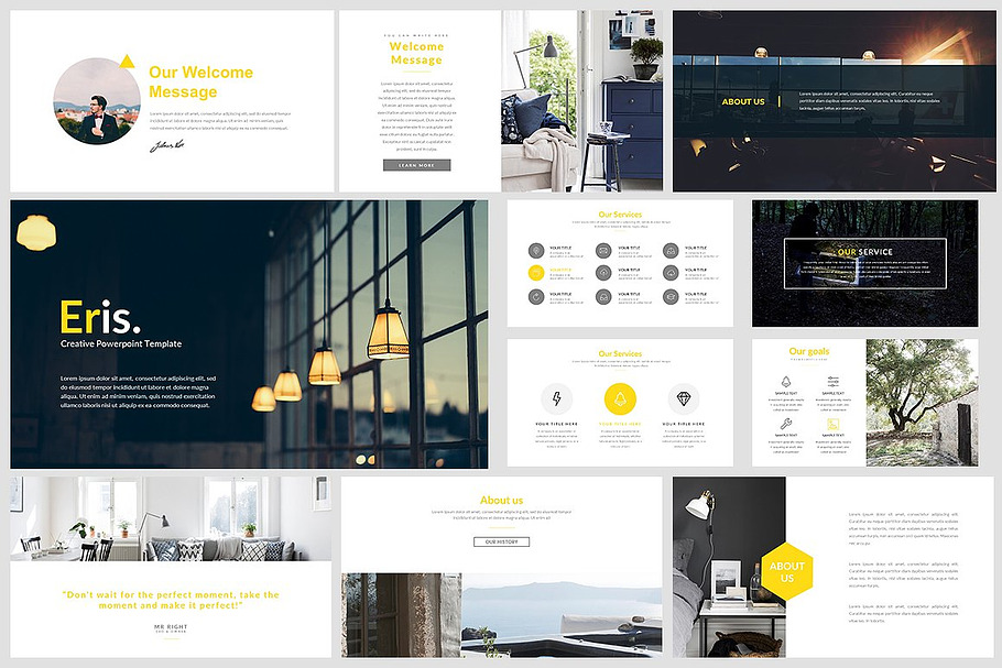 Aloza Creative Google Slide Template | Creative Google Slides Templates ...