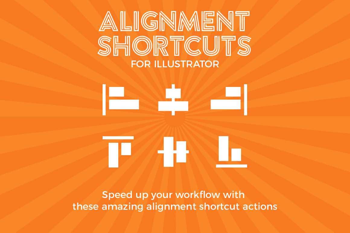 Alignment Shortcuts For Illustrator | Actions ~ Creative Market