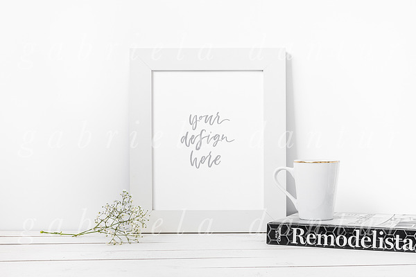 Book Mug Smart Object Frame Mockup Creative Photoshop Templates Creative Market