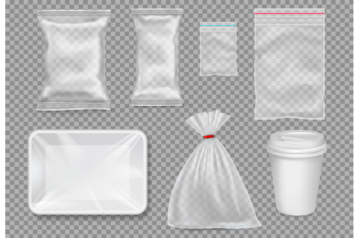 Plastic Packaging. Transparent Plastic Packs by YummyBuum