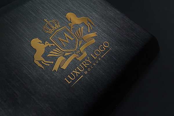 Download Luxury Logo Mockup V1 Creative Photoshop Templates Creative Market PSD Mockup Templates