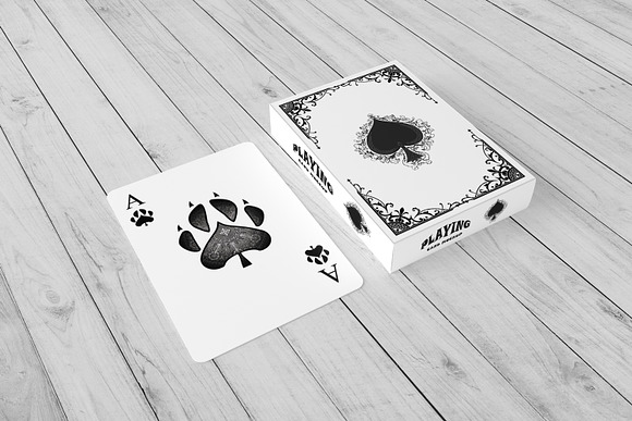 Download Playing Card Mockup 2 Creative Photoshop Templates Creative Market