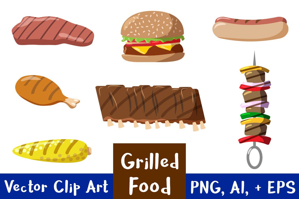 Beef Patties and Grill Spatula Food Models FBX Format 3D