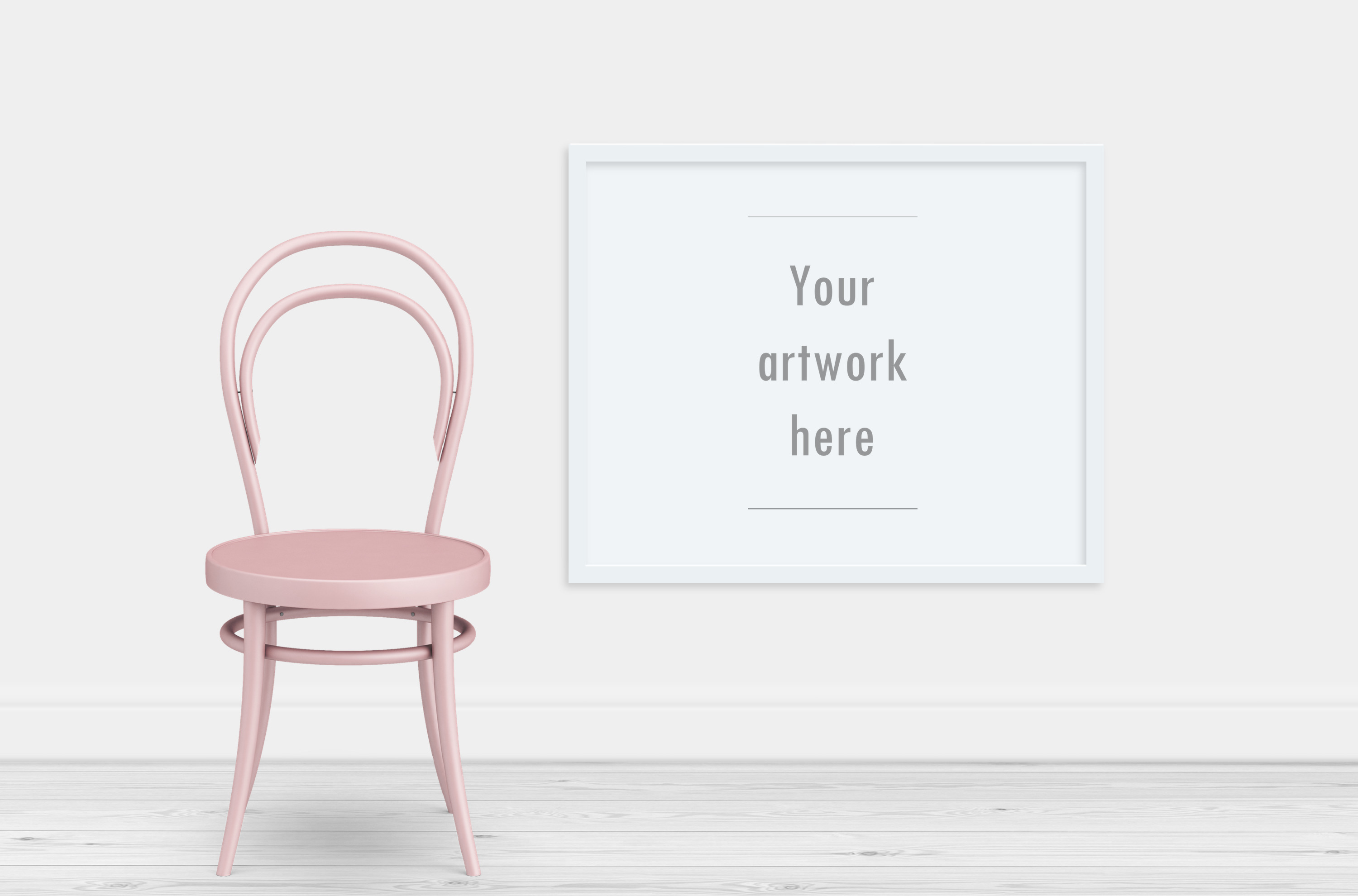 Download Horizontal frame mockup | Creative Print Mockups ~ Creative Market