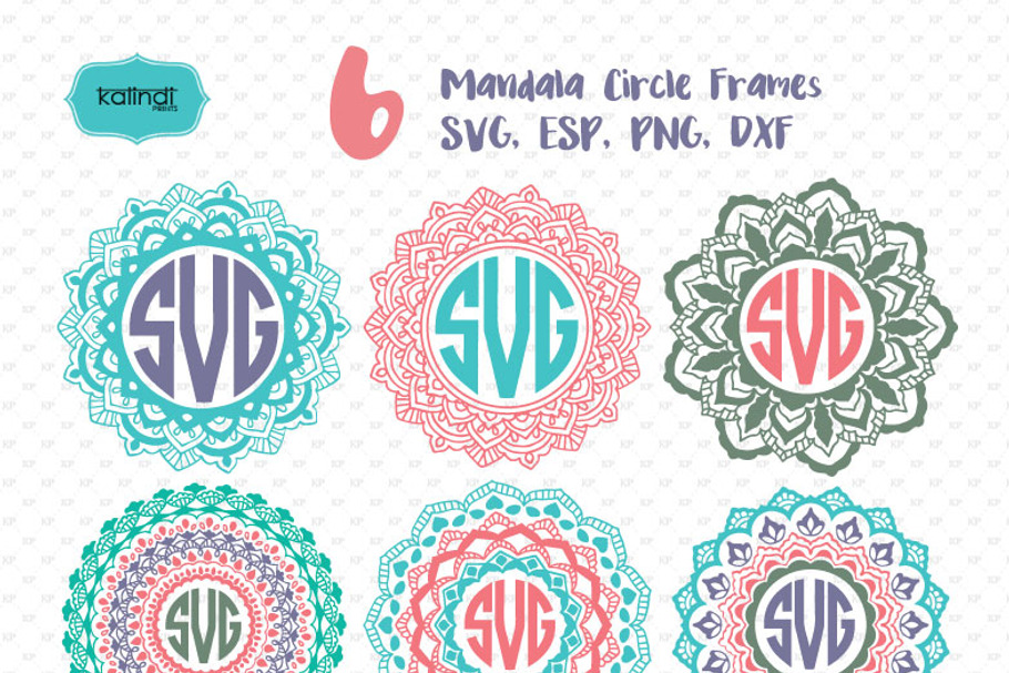 Download Mandala Monogram Svg Pre Designed Illustrator Graphics Creative Market PSD Mockup Templates