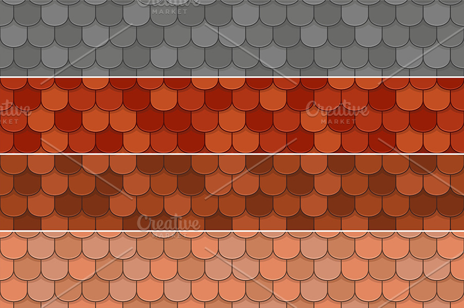 Roof tiles | Background Graphics ~ Creative Market