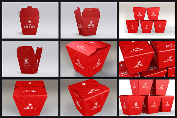 Download Food Boxes Bundle Mock-up Template | Creative Photoshop ...