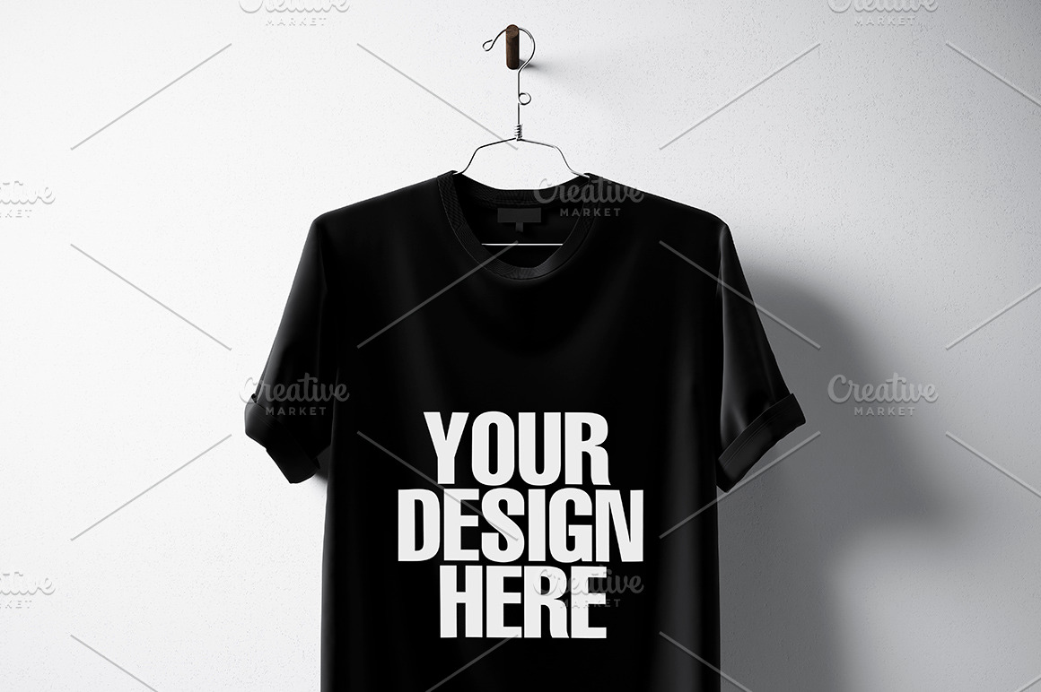 Blank t-shirt 2.0 | Advertising Mockups ~ Creative Market