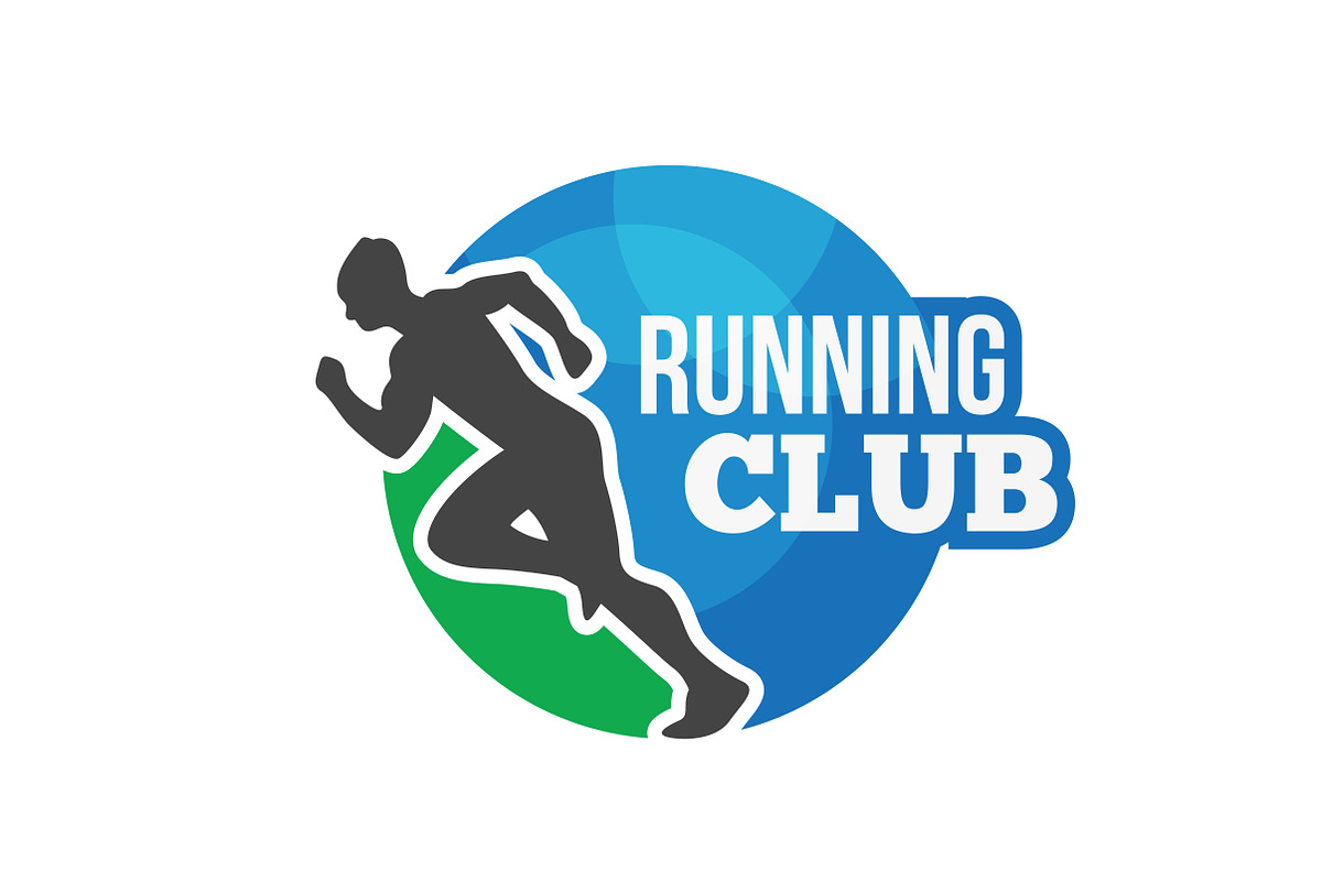 Marathon or Running club vector logo | Creative Illustrator Templates ...