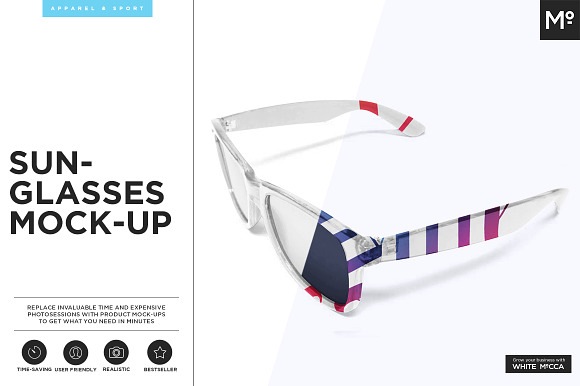 Download Sunglasses Mock Up Creative Photoshop Templates Creative Market