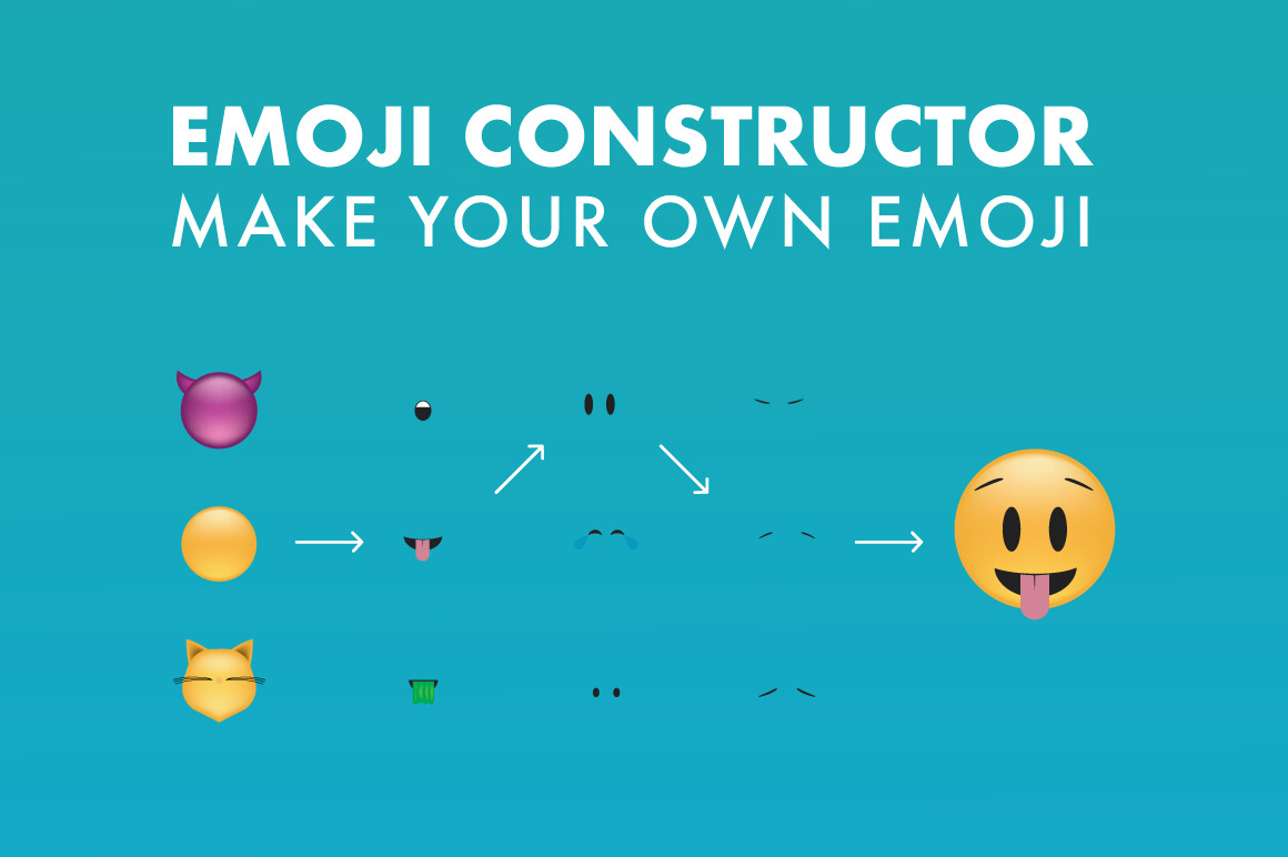 Emoji constructor | Illustrator Graphics ~ Creative Market