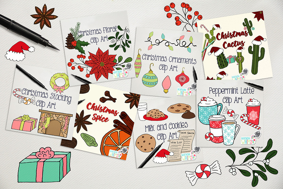 Download Huge Christmas Bundle | Custom-Designed Graphic Patterns ...