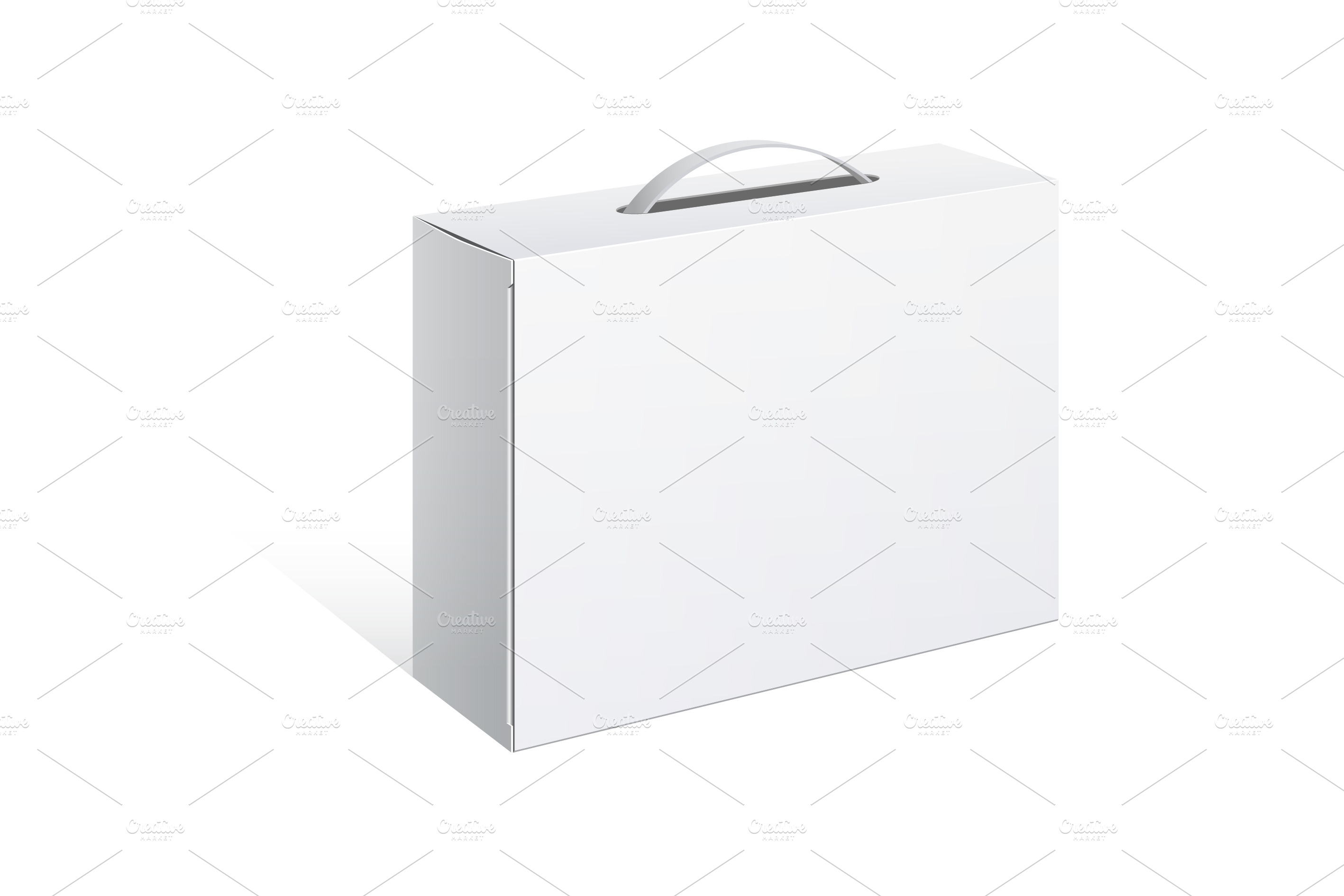 Download Cardboard Box with a handle | Creative Illustrator ...