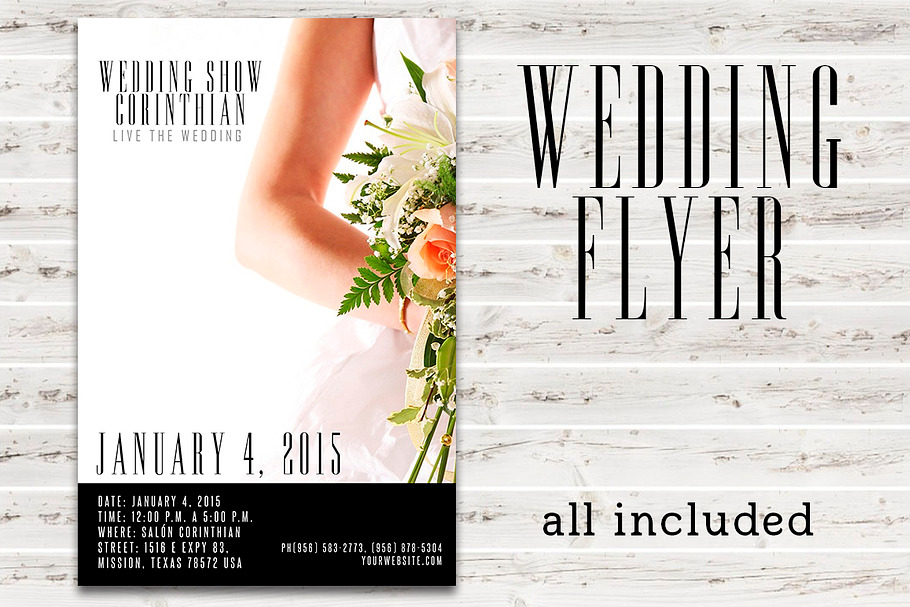 Download Wedding Program 2 Sides Psd Template Creative Photoshop Templates Creative Market Yellowimages Mockups